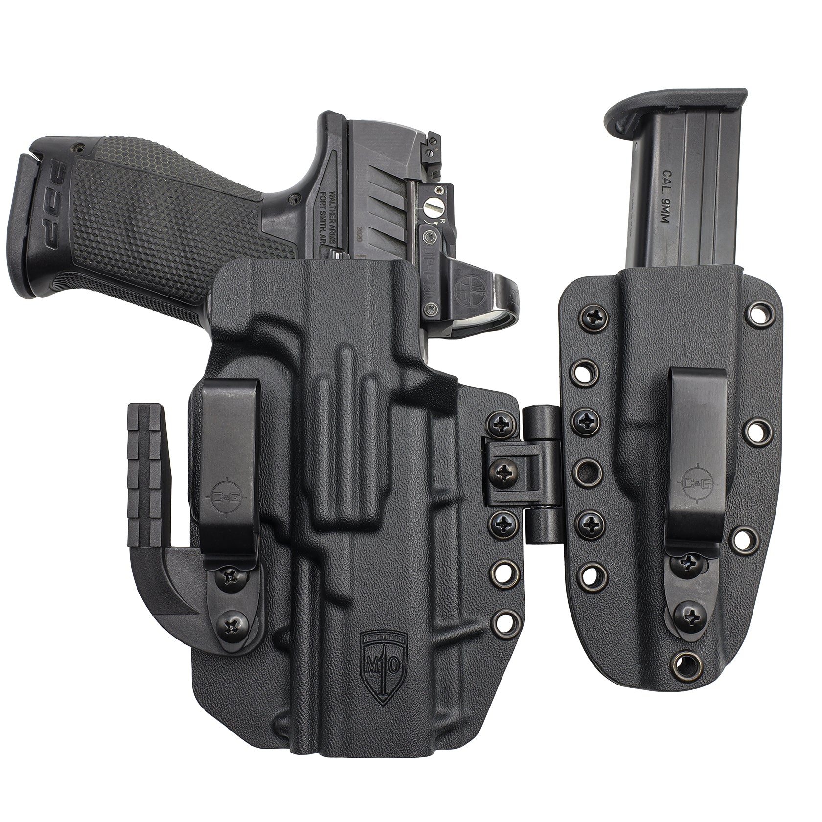 Walther PDP 4.5" | MOD1 Appendix Sidecar Kydex Holster System | QUICKSHIP | C&G Holsters