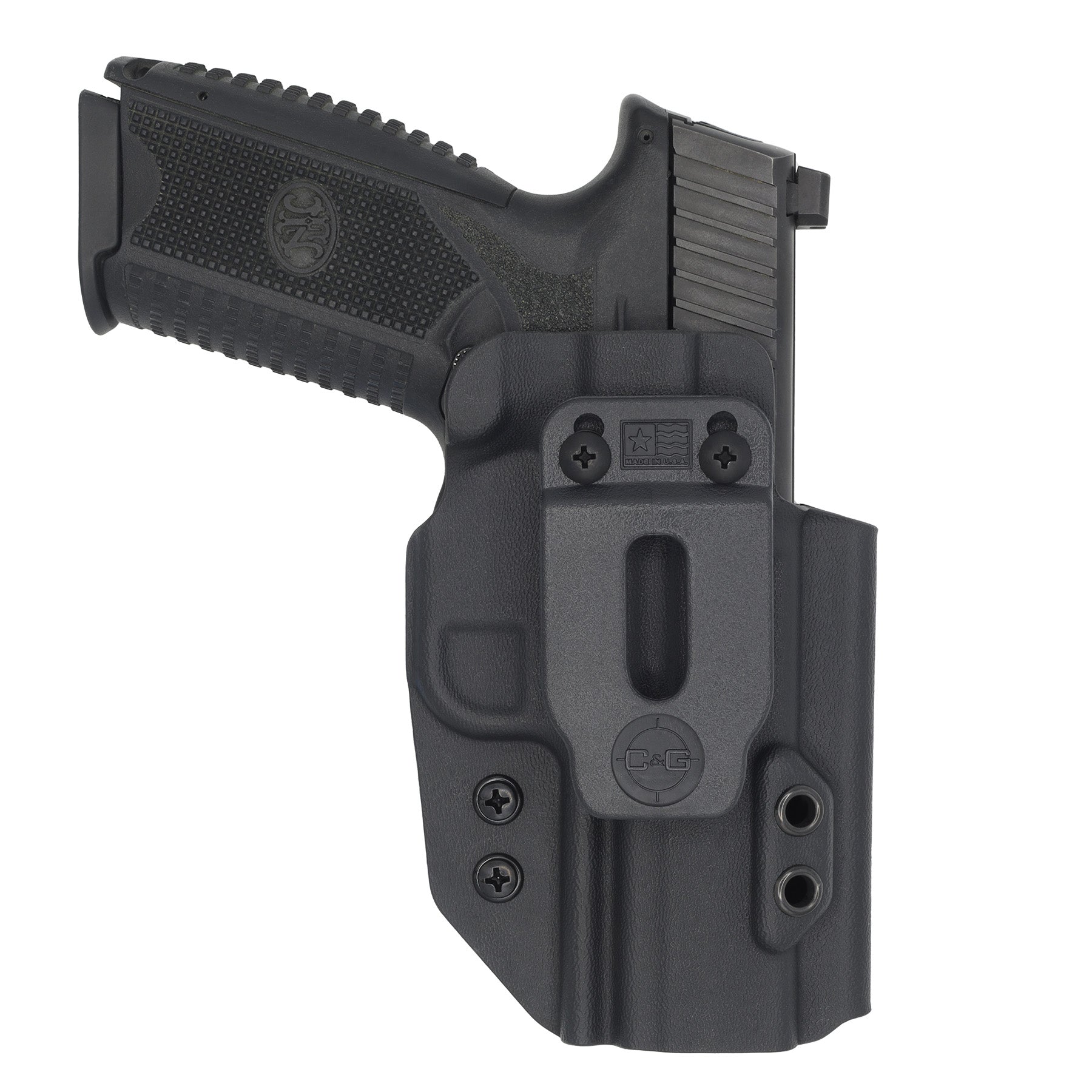 FN 509 Compact 3.7" | IWB COVERT/ALPHA Kydex Holster | QUICKSHIP | C&G Holsters