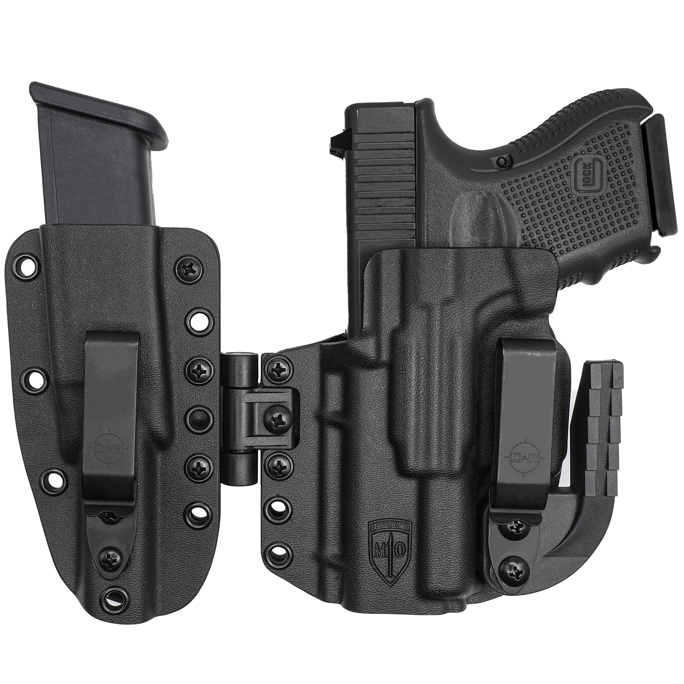 GLOCK 26/27/28 | MOD1 Appendix Sidecar Kydex Holster System | QUICKSHIP | C&G Holsters