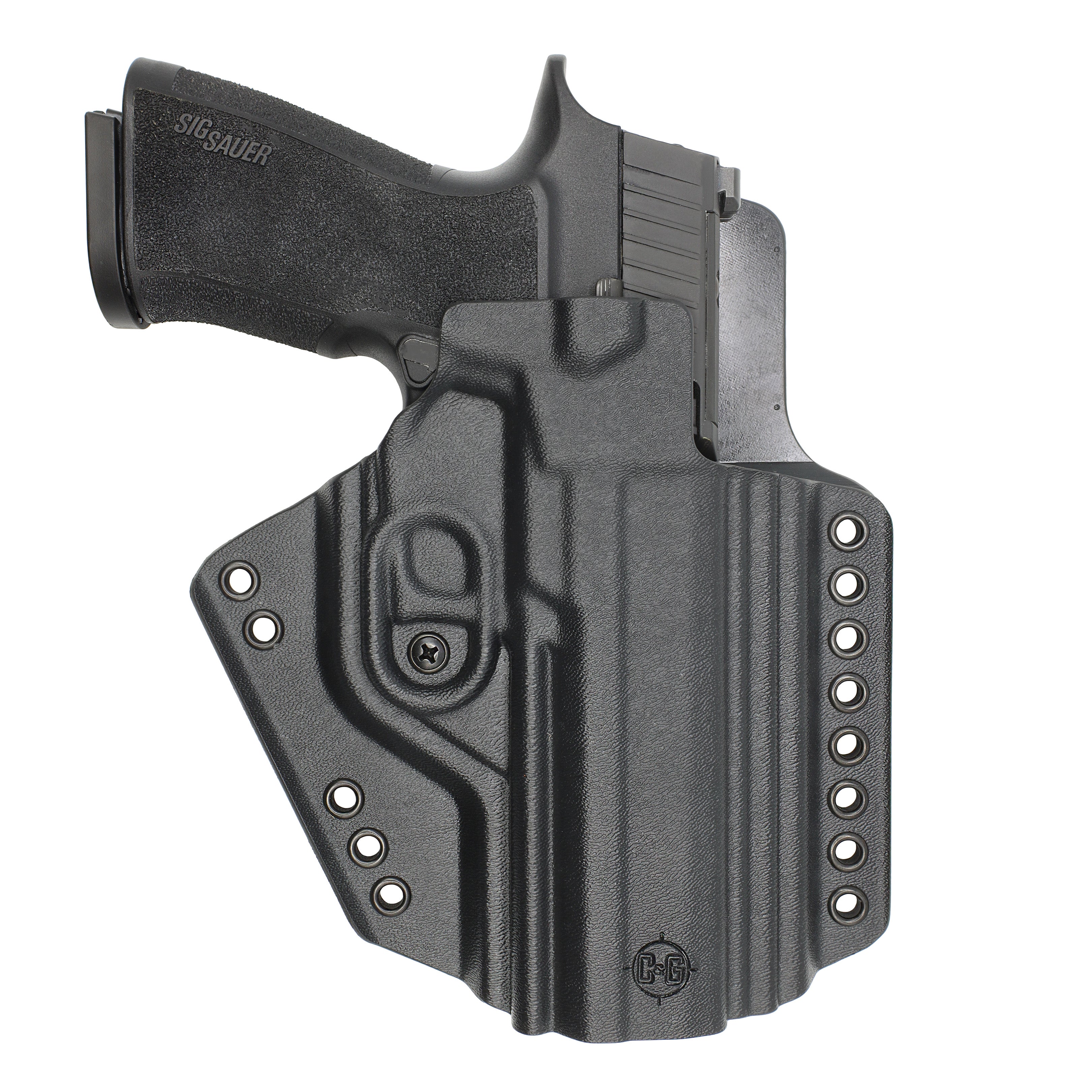 SIG P320/Compact 9/40 | DENALI Chest Mounted Kydex Holster System | QUICKSHIP | C&G Holsters