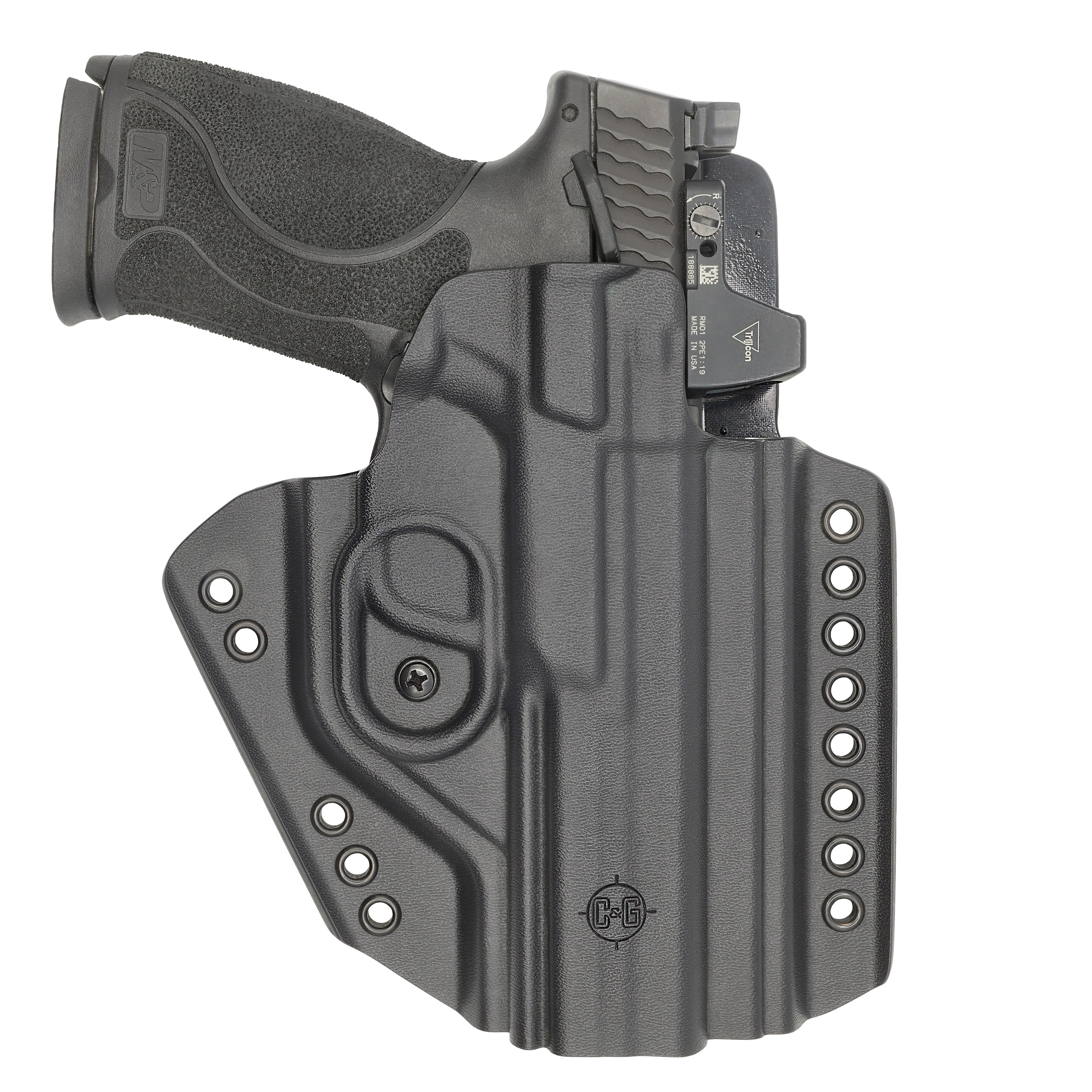 S&W M&P 9/40 M2.0 | DENALI Chest Mounted Kydex Holster System | QUICKSHIP | C&G Holsters