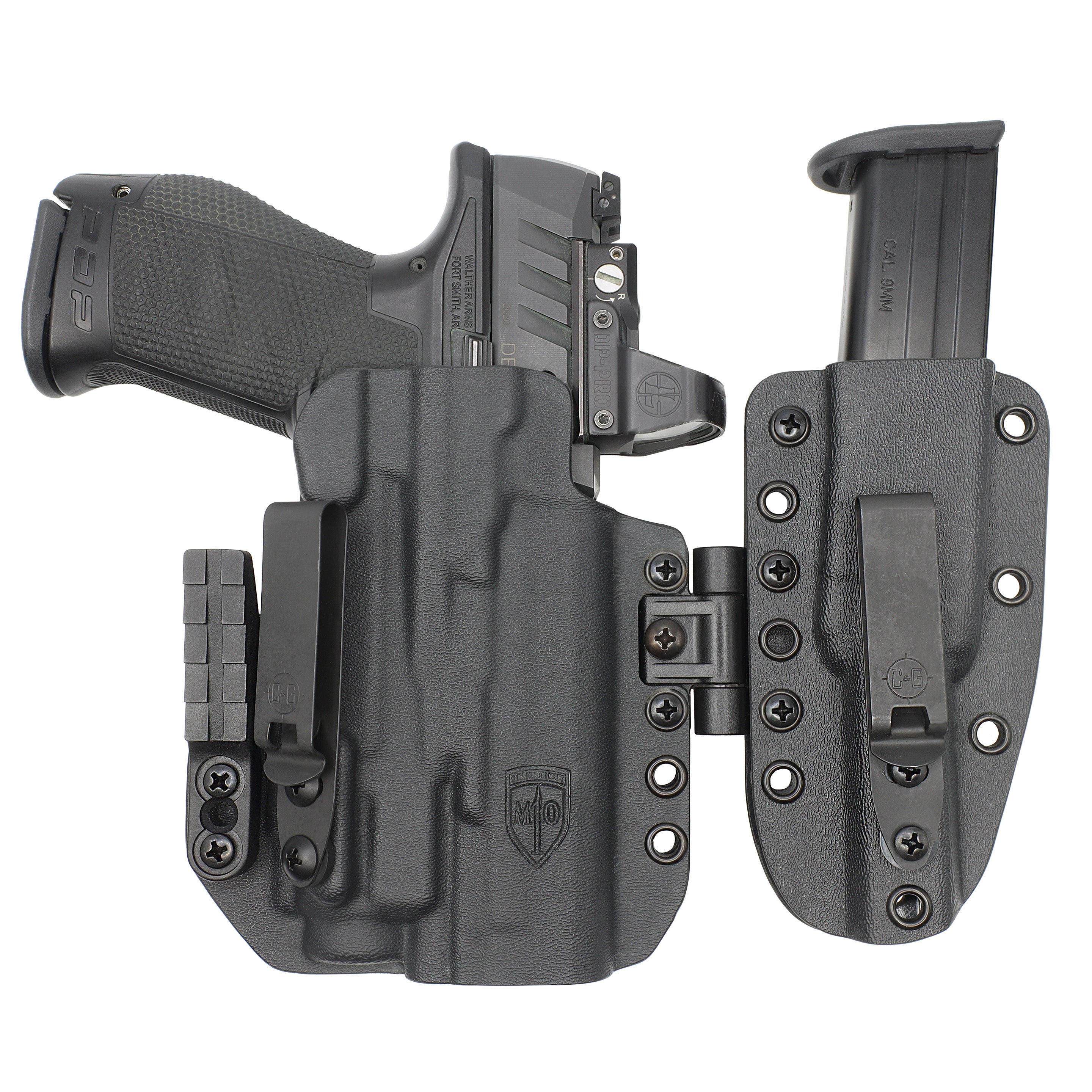 Walther PDP 4.5"/4" TLR-8/A/G | MOD1-LIMA Appendix Sidecar Kydex Holster System | QUICKSHIP | C&G Holsters