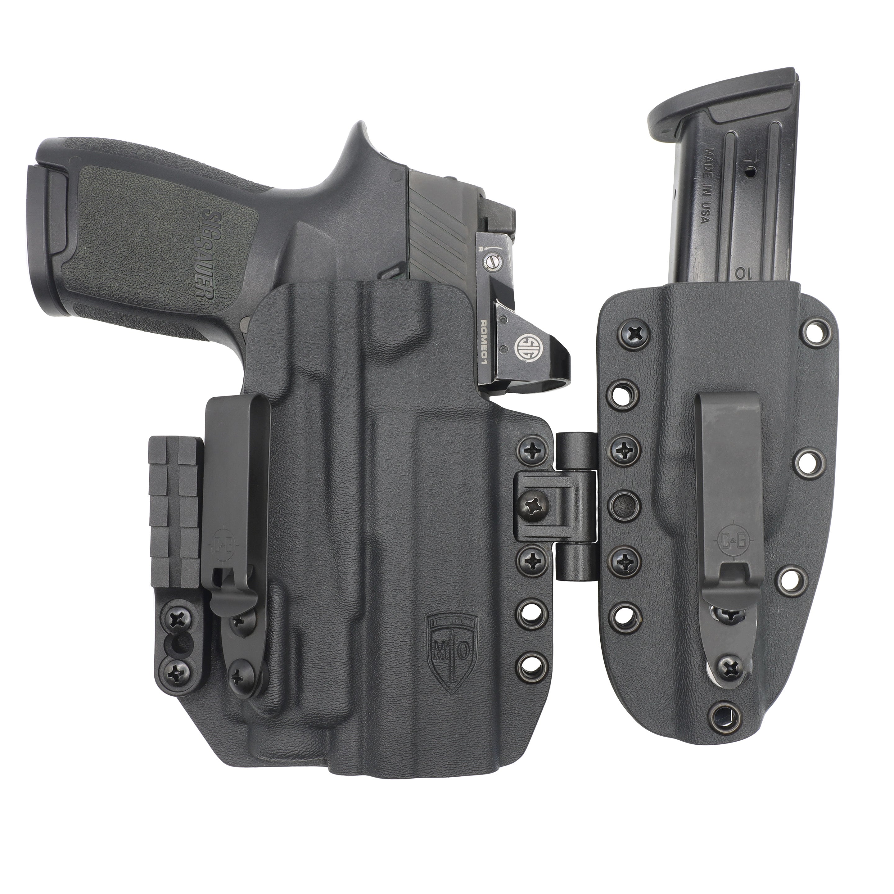 SIG P320/Compact TLR-8/A/G | MOD1-LIMA Appendix Sidecar Kydex Holster System | QUICKSHIP | C&G Holsters