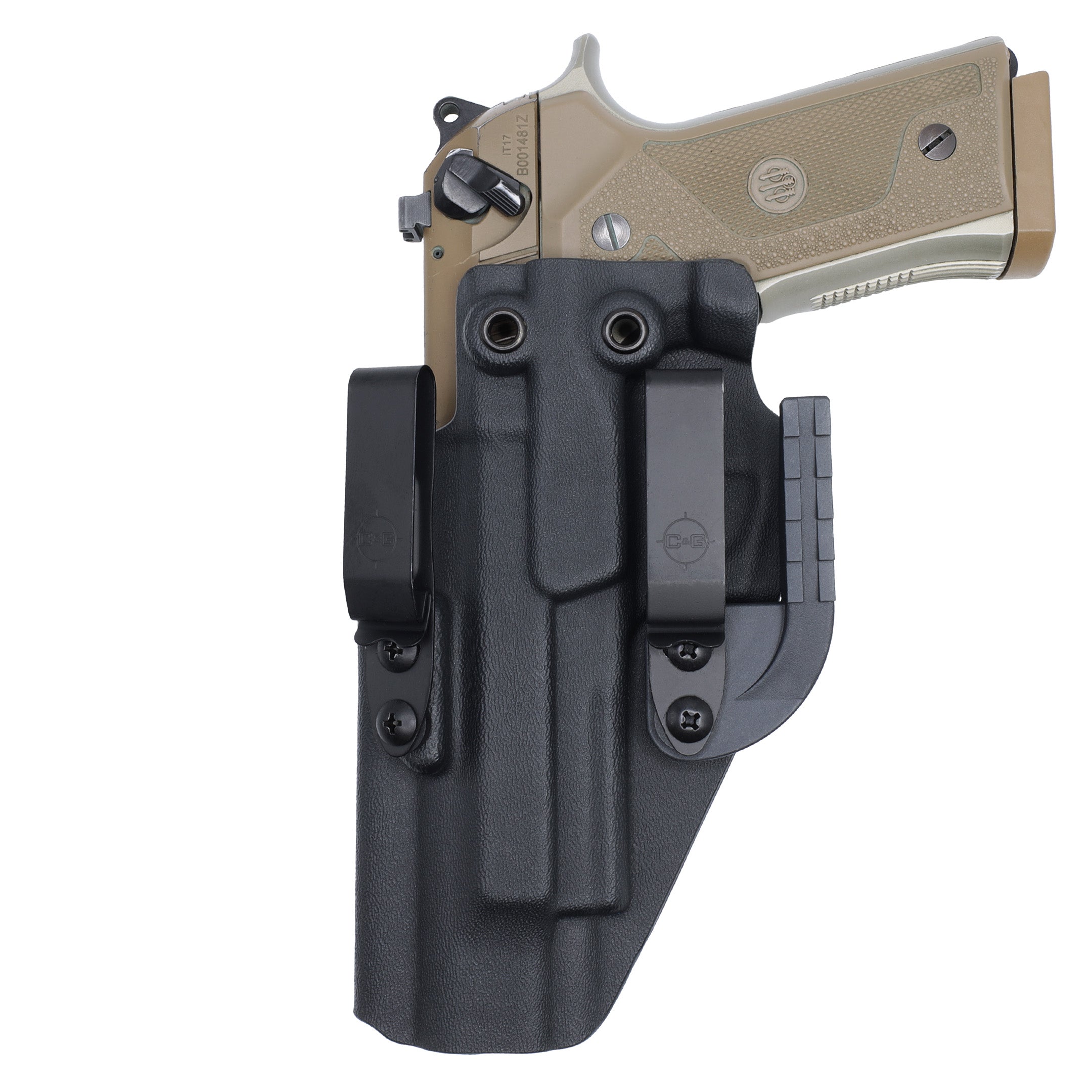 Beretta 92FS/96/M9A3/M9A4 | IWB COVERT/ALPHA Kydex Holster | QUICKSHIP | C&G Holsters