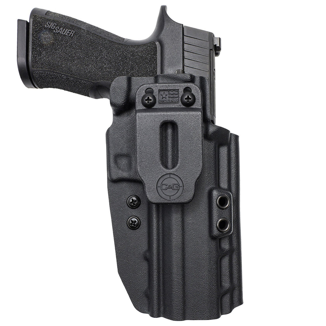 SIG P320-XTEN | IWB COVERT/ALPHA Kydex Holster | QUICKSHIP | C&G Holsters