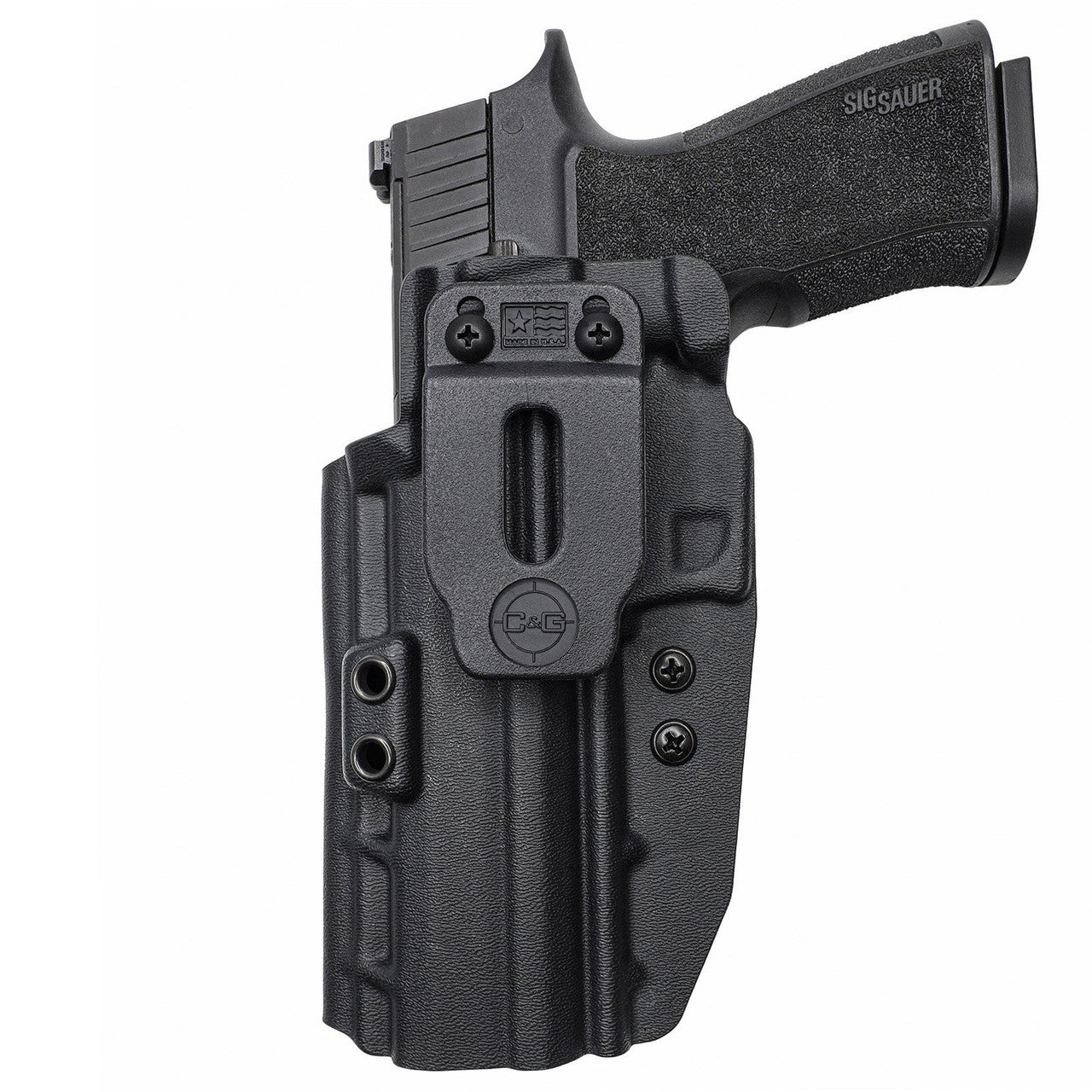 SIG P320-XTEN | IWB COVERT/ALPHA Kydex Holster | QUICKSHIP | C&G Holsters