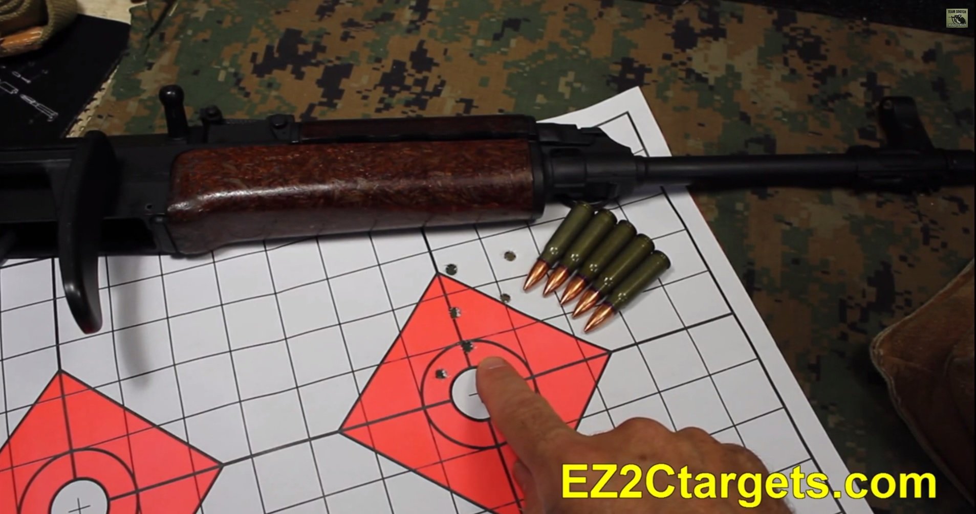 200 EZ2C Targets Most Popular 5 Rifle Styles Paper Targets Bundle 11"x17" USA Made
