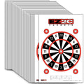 EZ2C Four Fun Game Styles: Paper Targets Shooting Range 11"x17" USA MADE