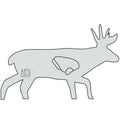 Deer Infinity Target Silhouette