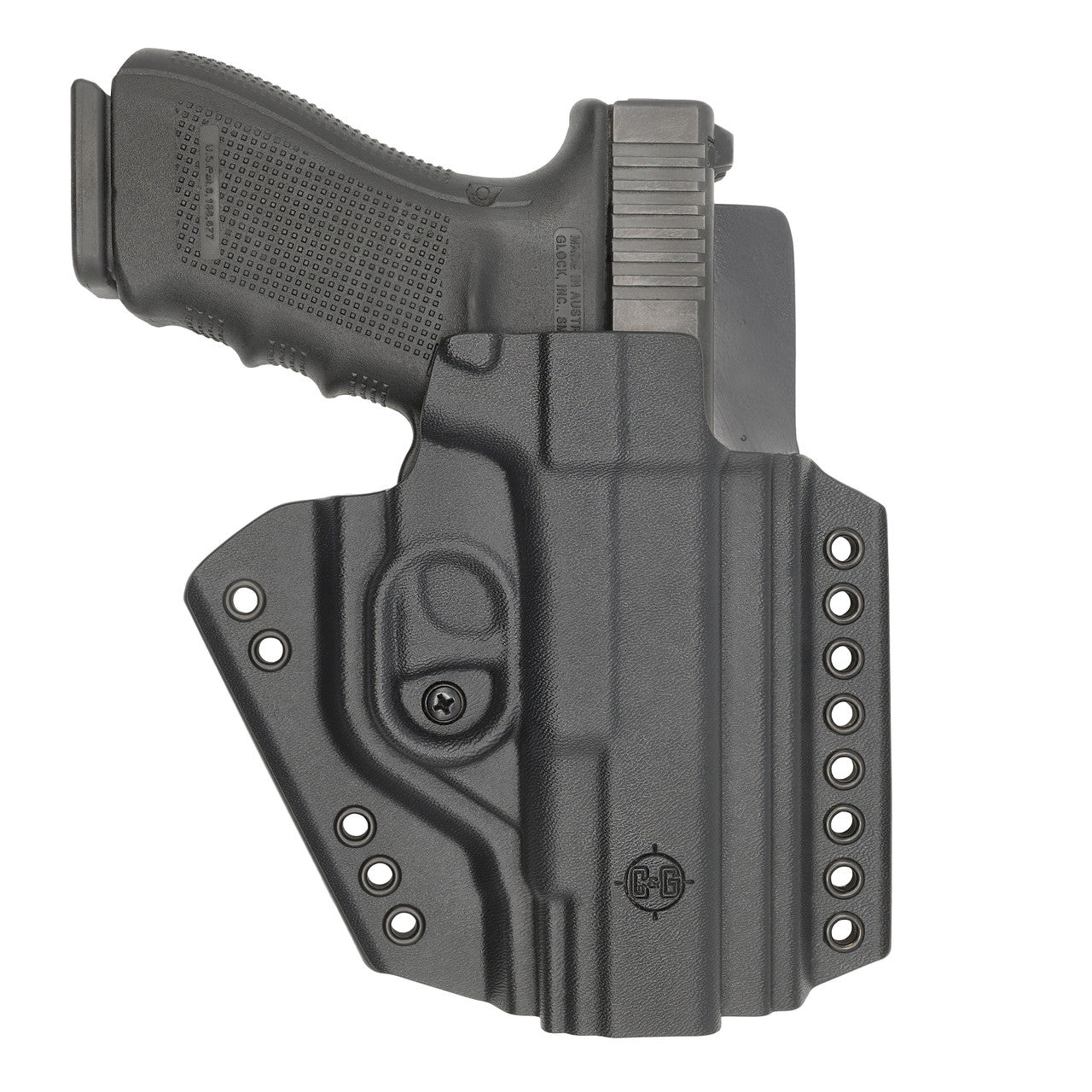 GLOCK 17/19 | DENALI Chest Mounted Kydex Holster System | QUICKSHIP | C&G Holsters