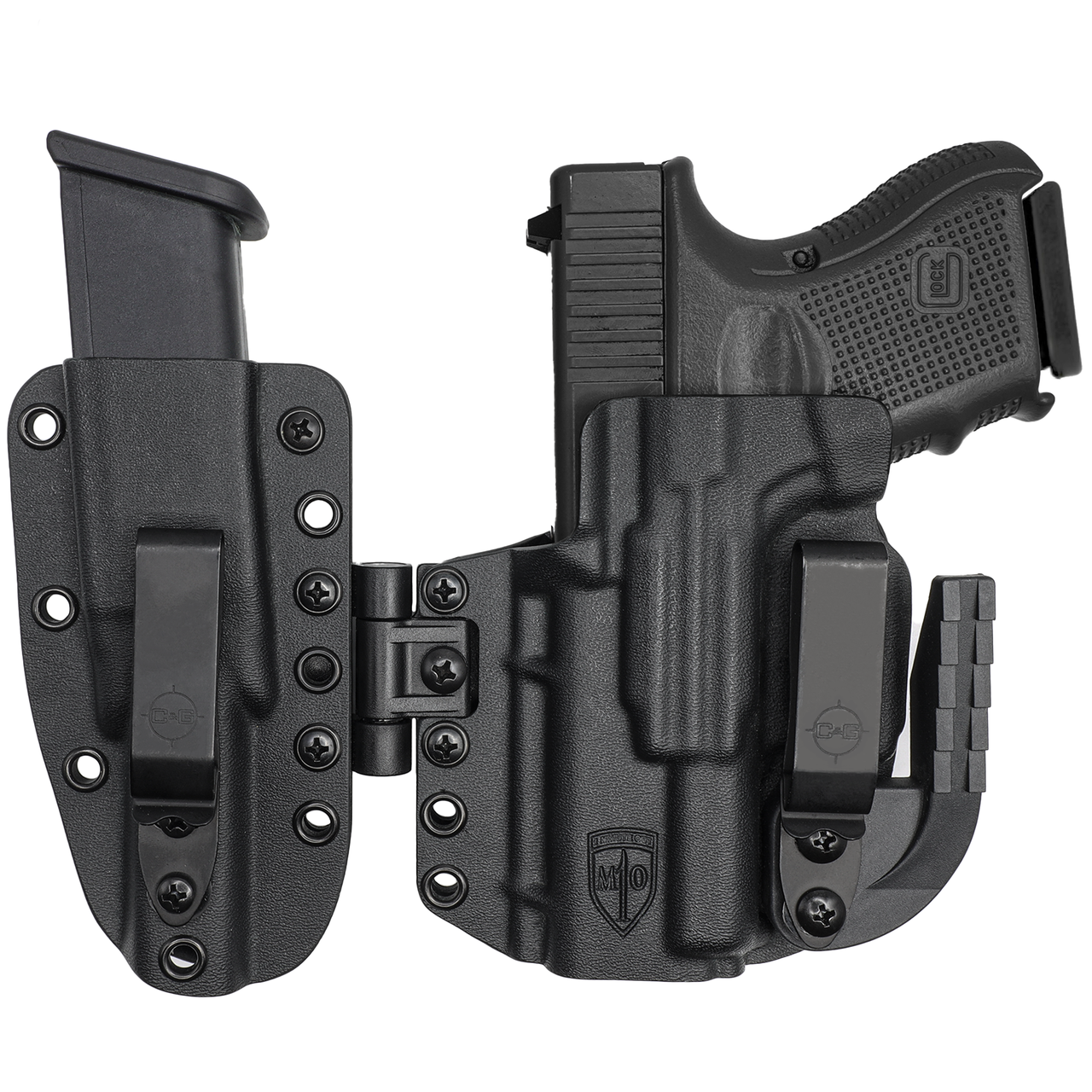 GLOCK 26/27/28 | MOD1 Appendix Sidecar Kydex Holster System | QUICKSHIP | C&G Holsters
