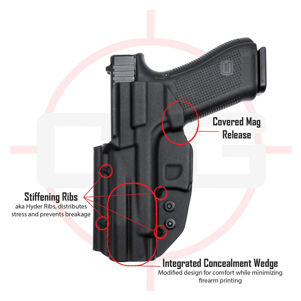 Springfield Hellcat PRO | IWB COVERT/ALPHA Kydex Holster | QUICKSHIP | C&G Holsters
