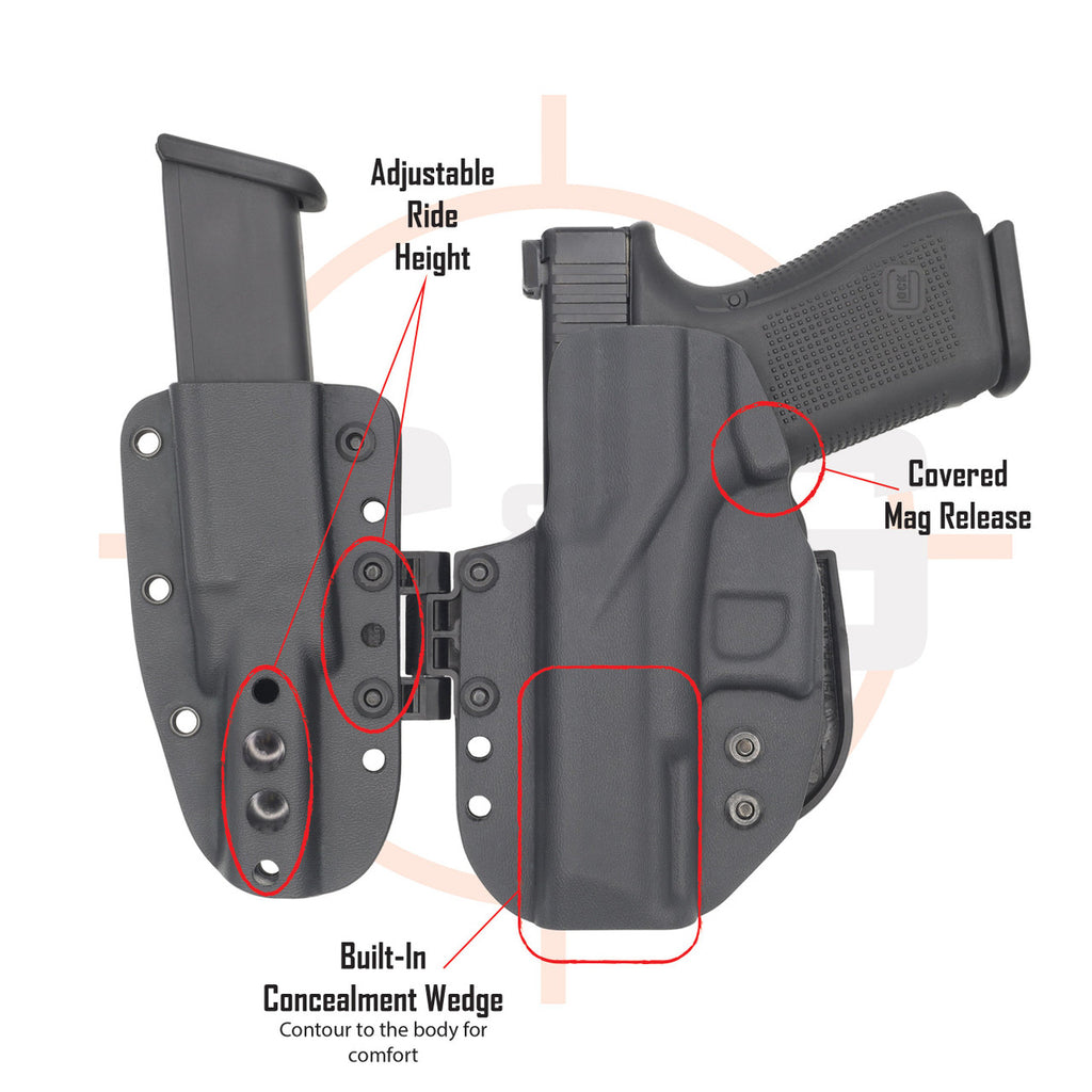 Shadow Systems MR920/XR920 | MOD1 Appendix Sidecar Kydex Holster System | QUICKSHIP | C&G Holsters