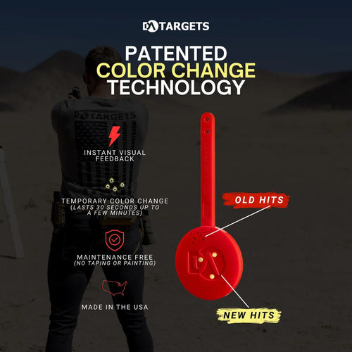 4" Gong Color-Changing Target