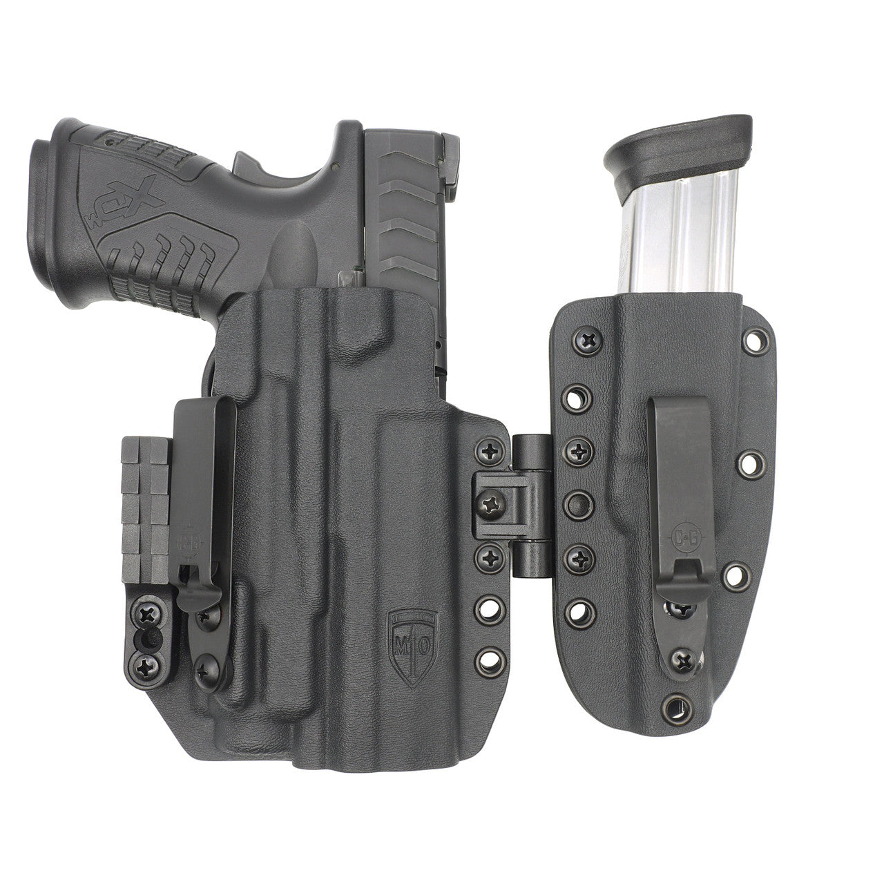 Springfield XD-M 4.5"/3.8" TLR-8/A/G | MOD1-LIMA Appendix Sidecar Kydex Holster System | QUICKSHIP | C&G Holsters
