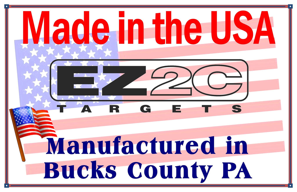 EZ2C Targets #8: Silhouette 11”x17” Paper Shooting Targets for Range USA MADE