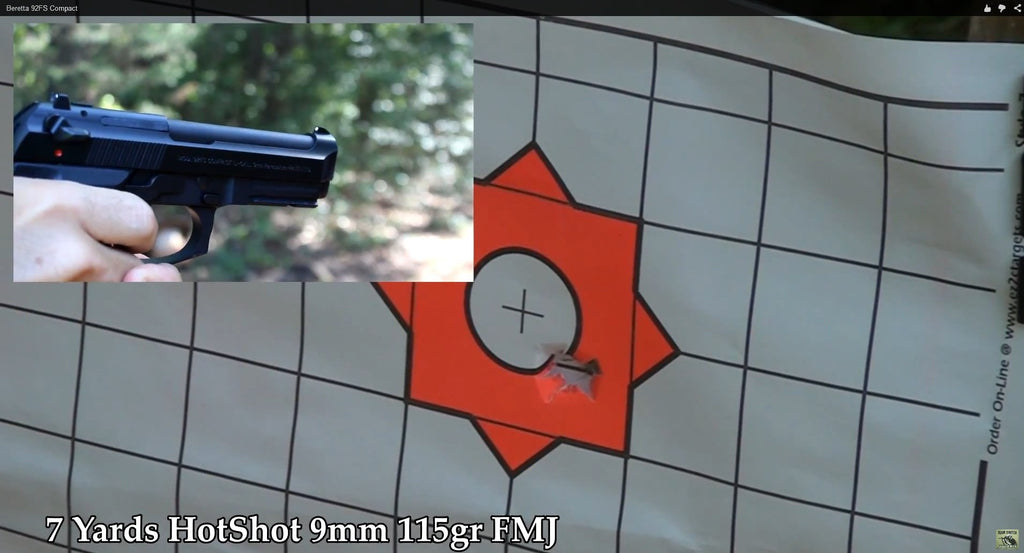 EZ2C Targets #7: Four Bullseye Plus Sight in 11”x17” Made in USA
